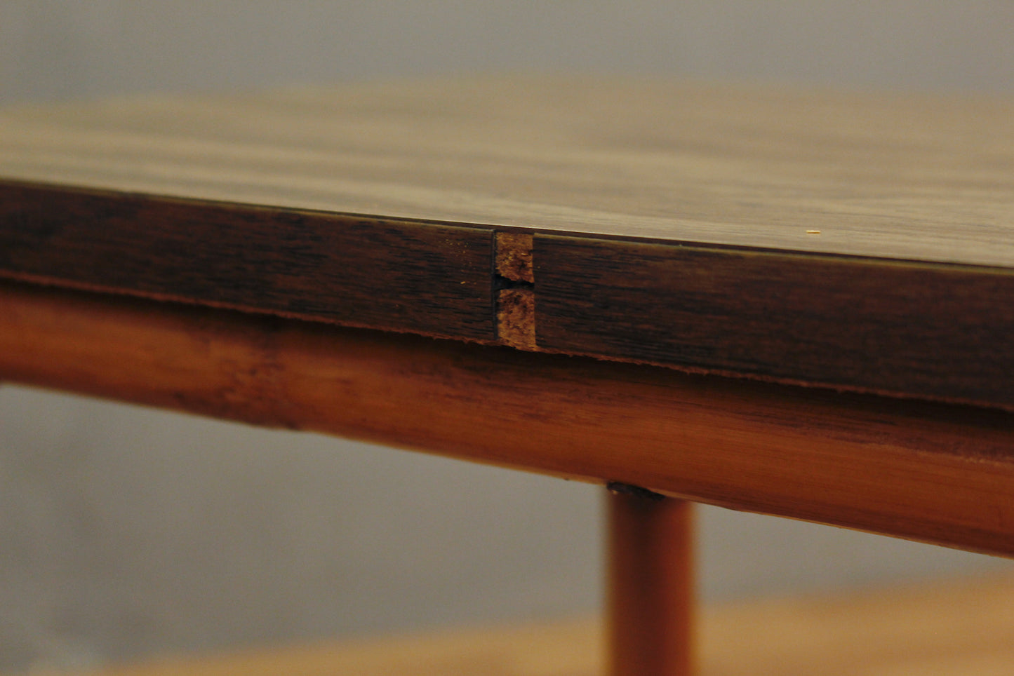Bamboo & Laminate Side Table - ONLINE ONLY