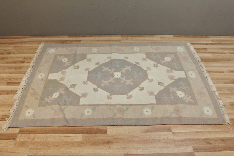 Muted Floral Area Rug