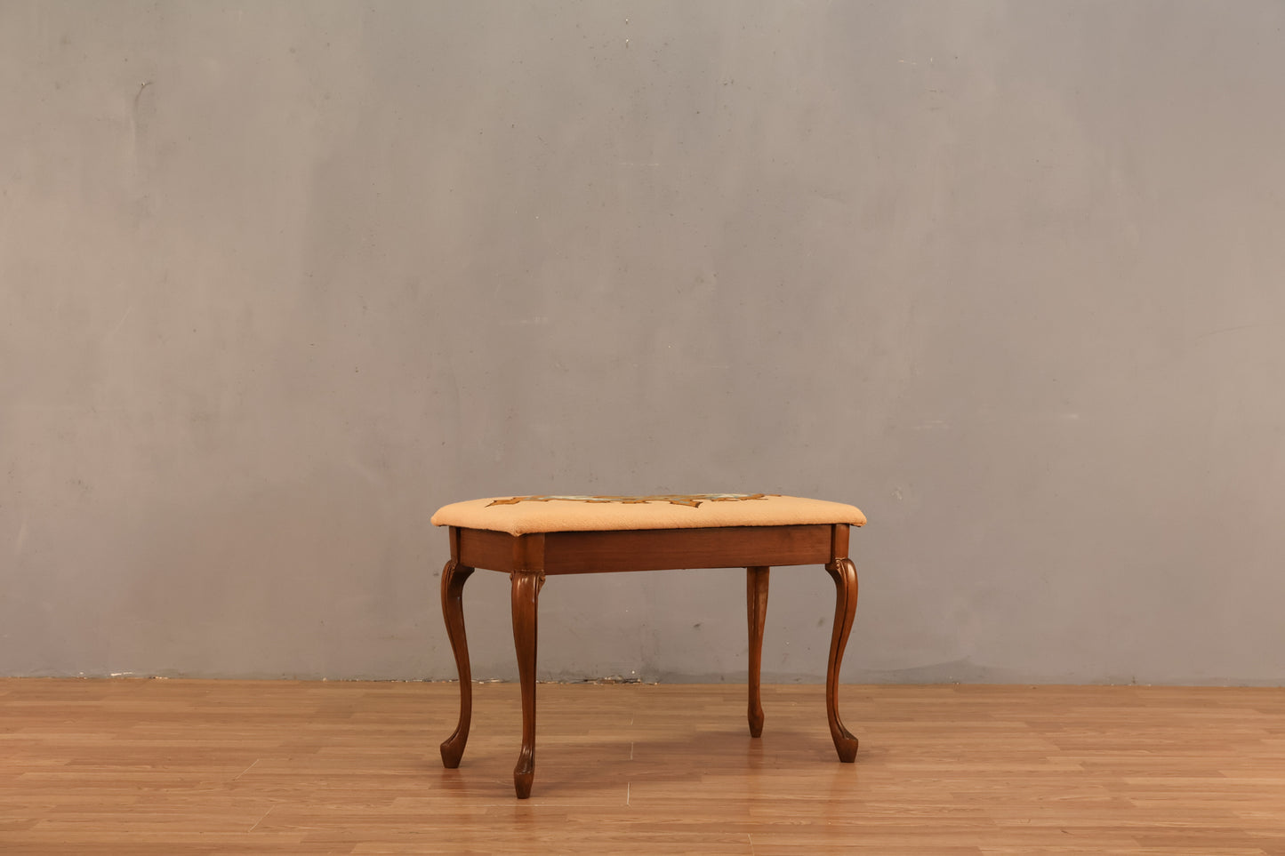 Provincial Needlepoint Piano Bench