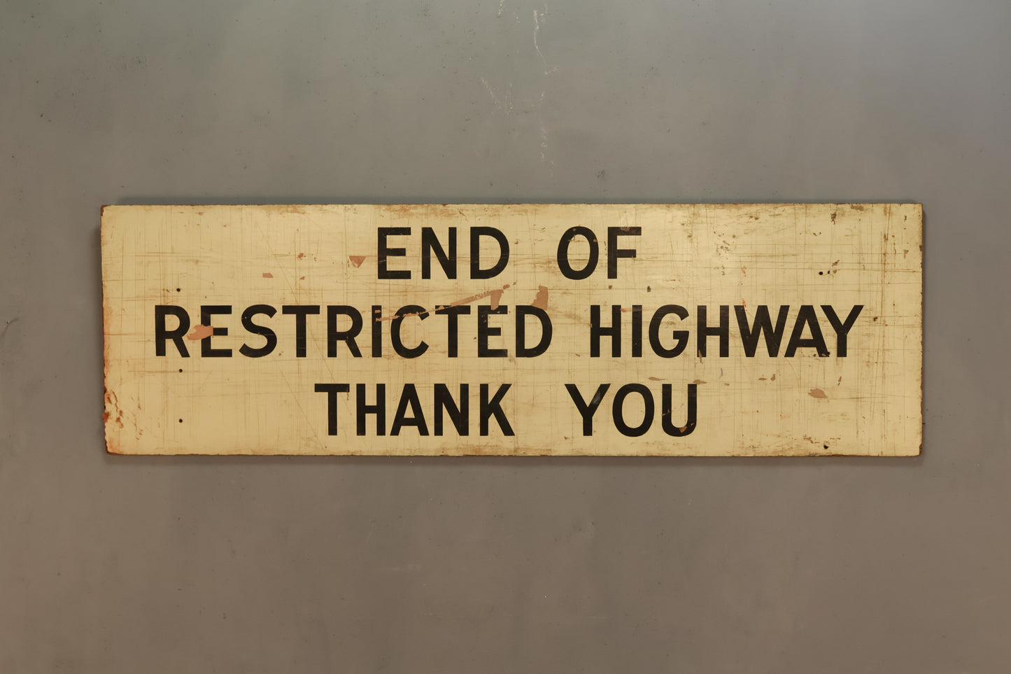 Large Hand Painted Wooden Sign