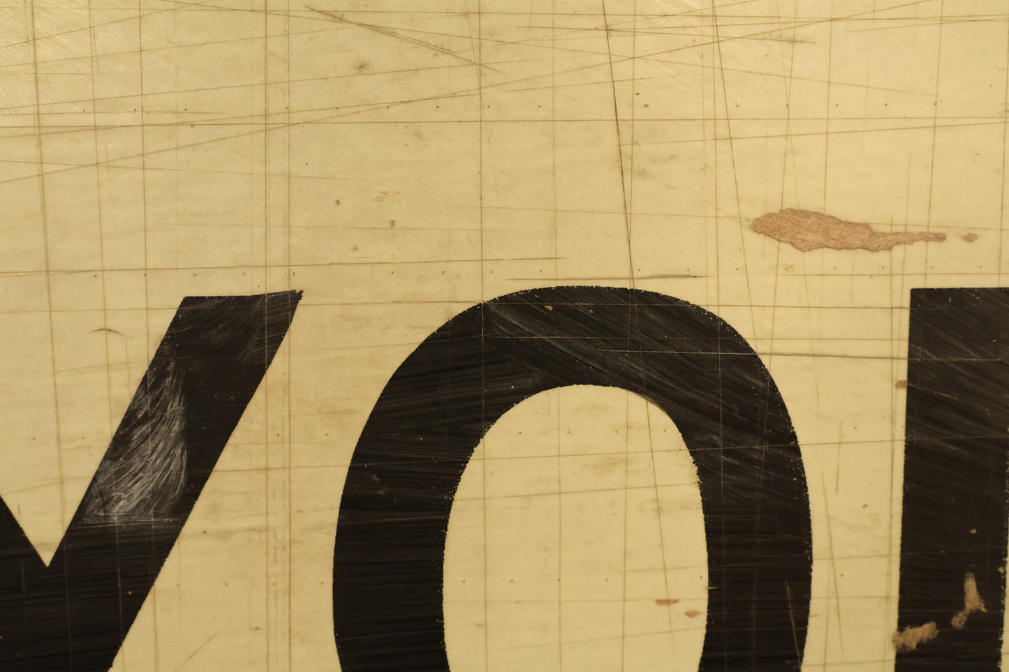 Large Hand Painted Wooden Sign