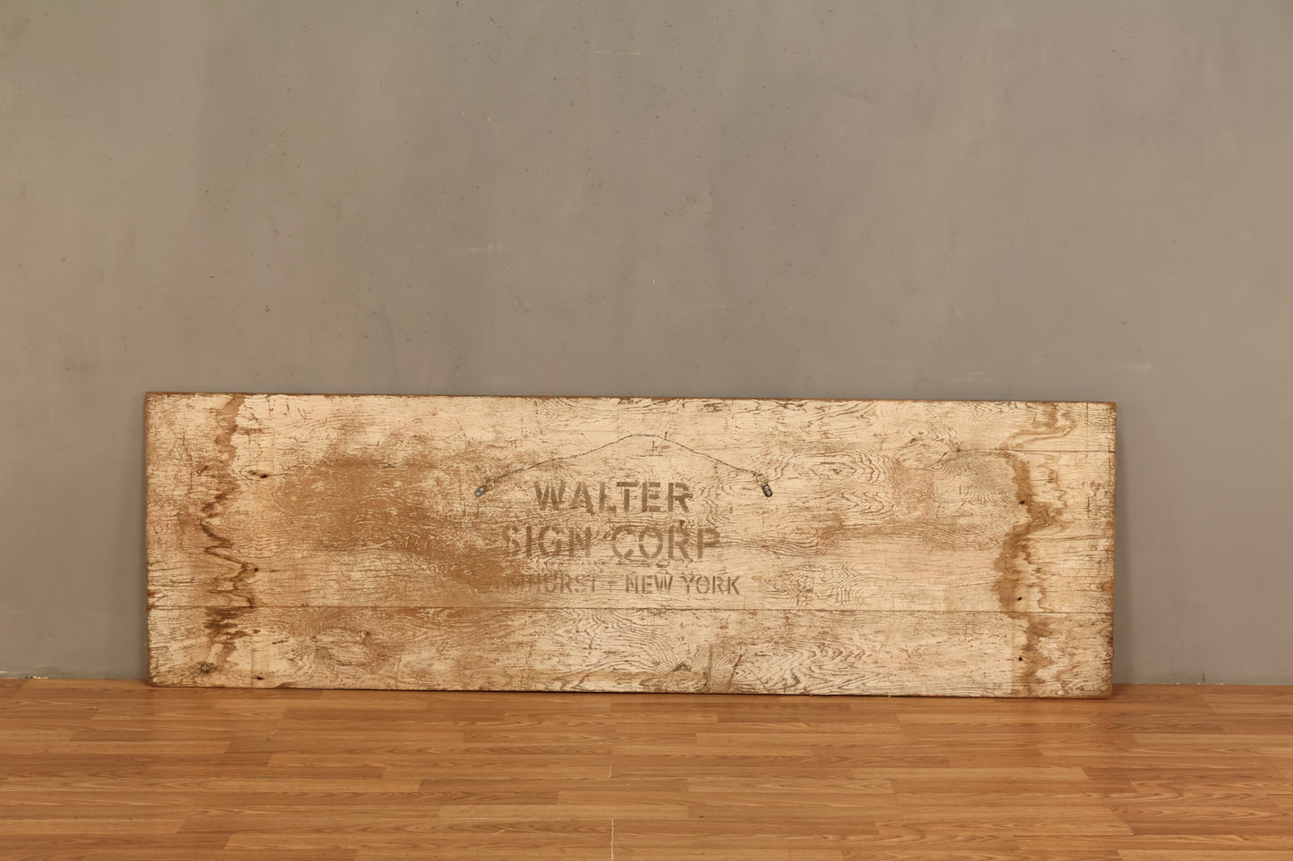 Large Hand Painted Wooden Sign