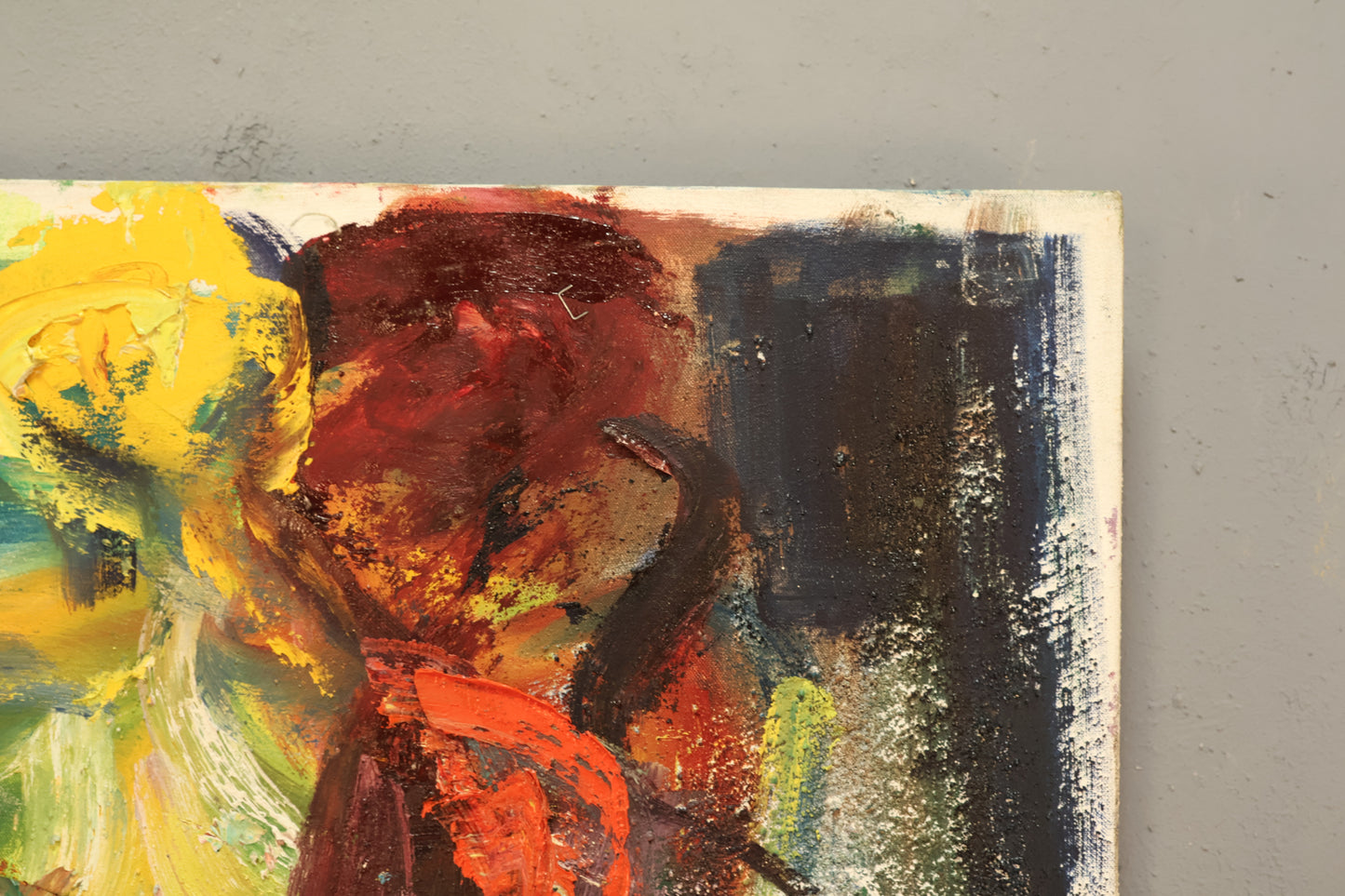 Large "Marathon Runners" Abstract Painting