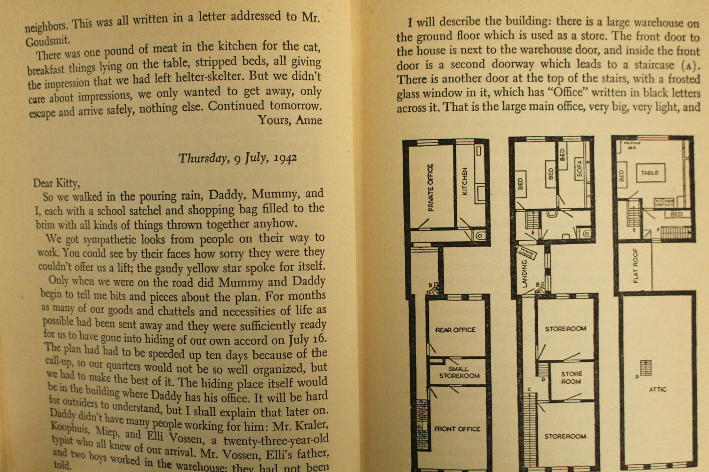 "Anne Frank: The Diary of a Young Girl" 1952 Book