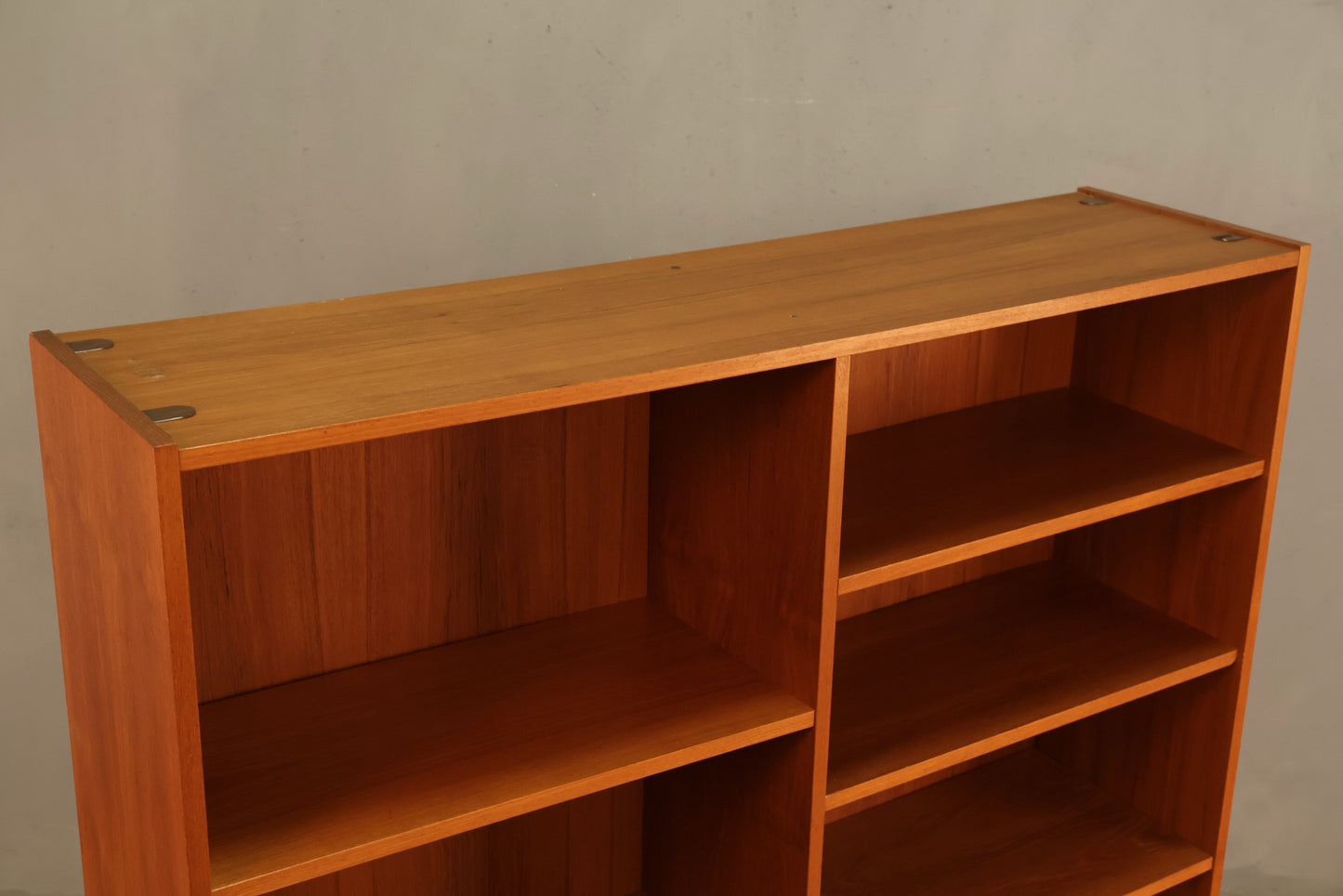 Danish Teak Divided Bookshelf B
