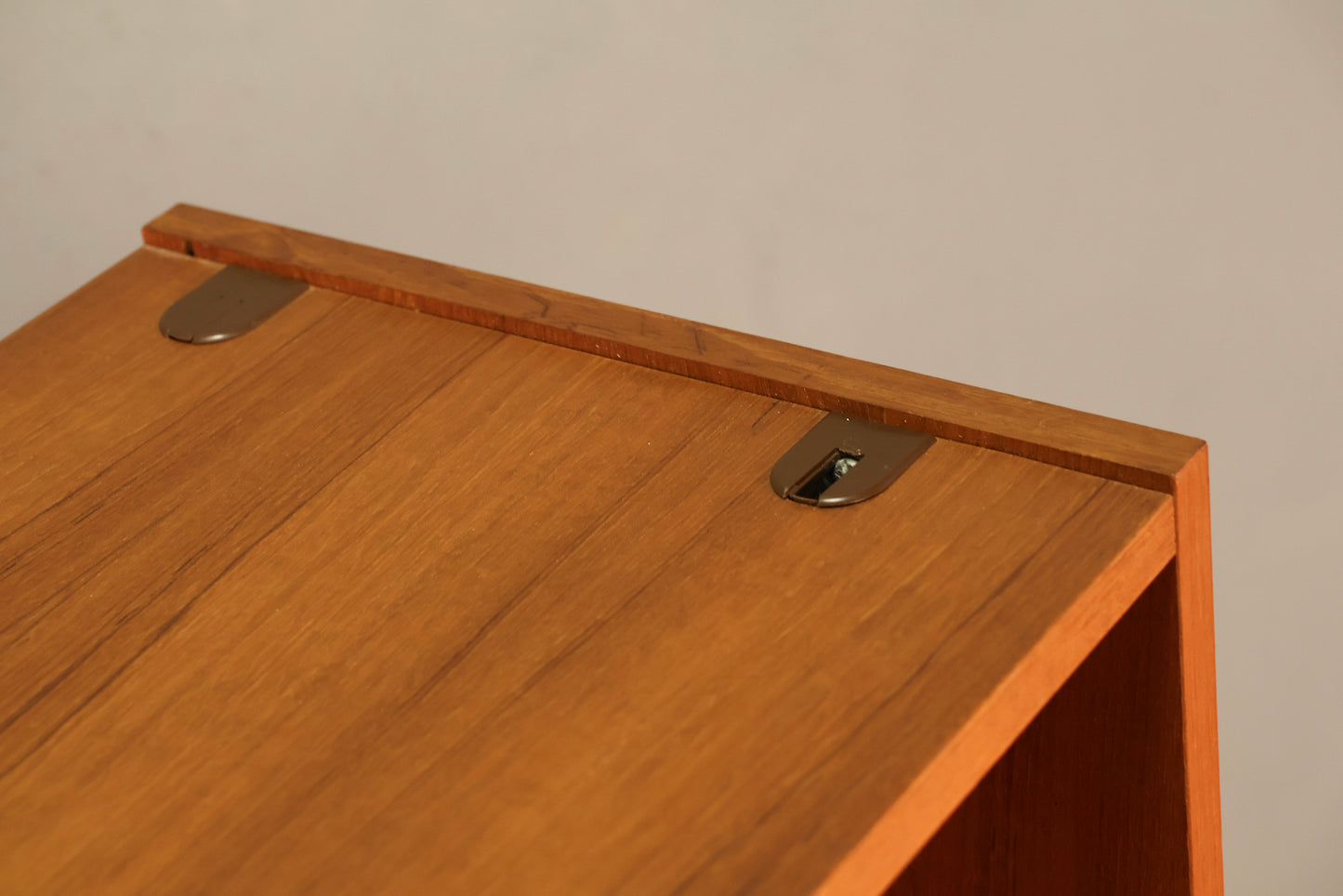 Danish Teak Divided Bookshelf B