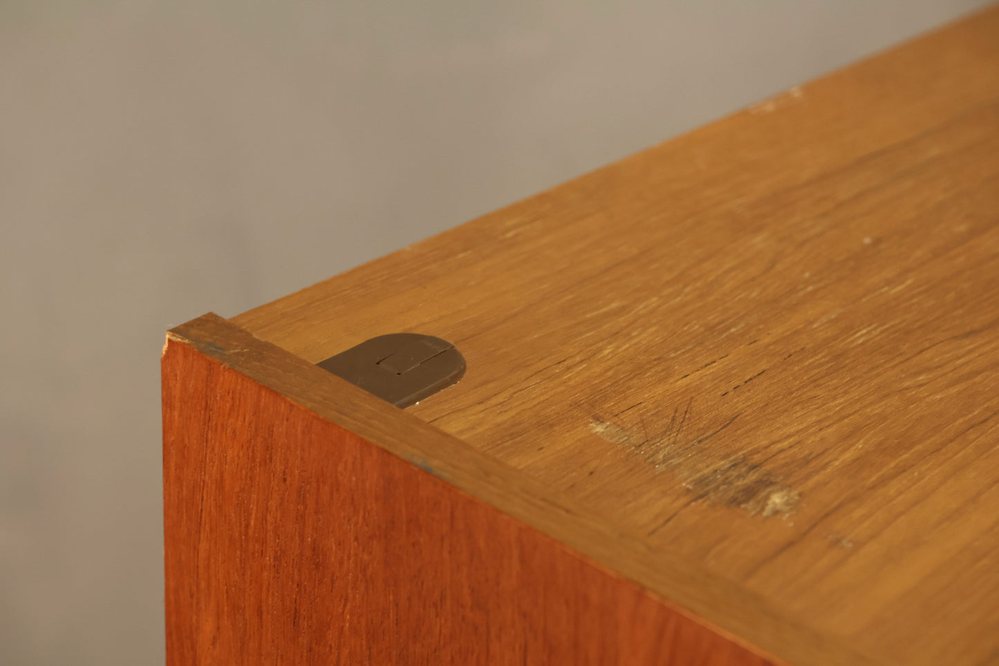 Danish Teak Divided Bookshelf B