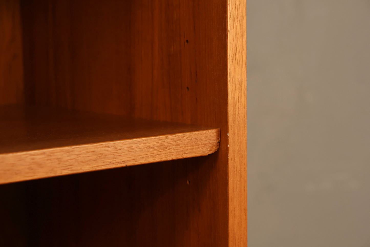 Danish Teak Divided Bookshelf B