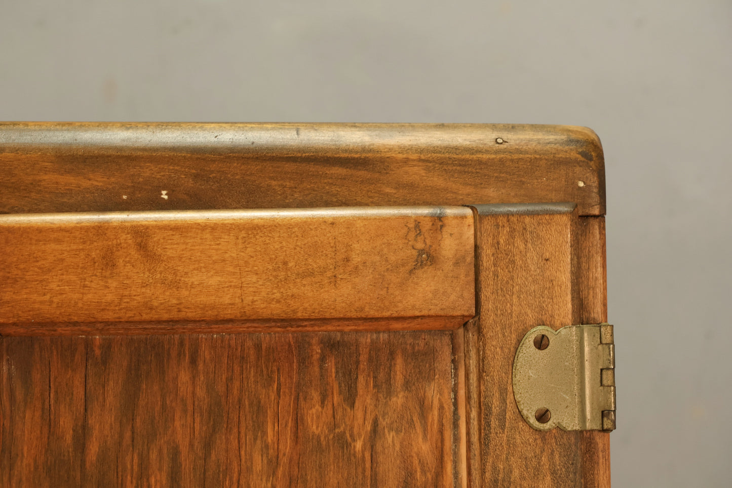 Wood & Enamel Hoosier Kitchen Cabinet