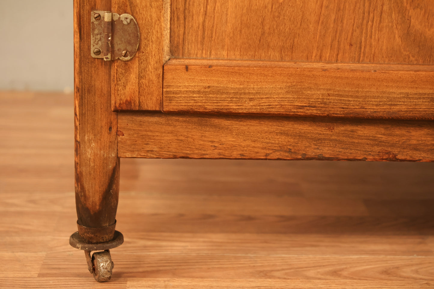 Wood & Enamel Hoosier Kitchen Cabinet