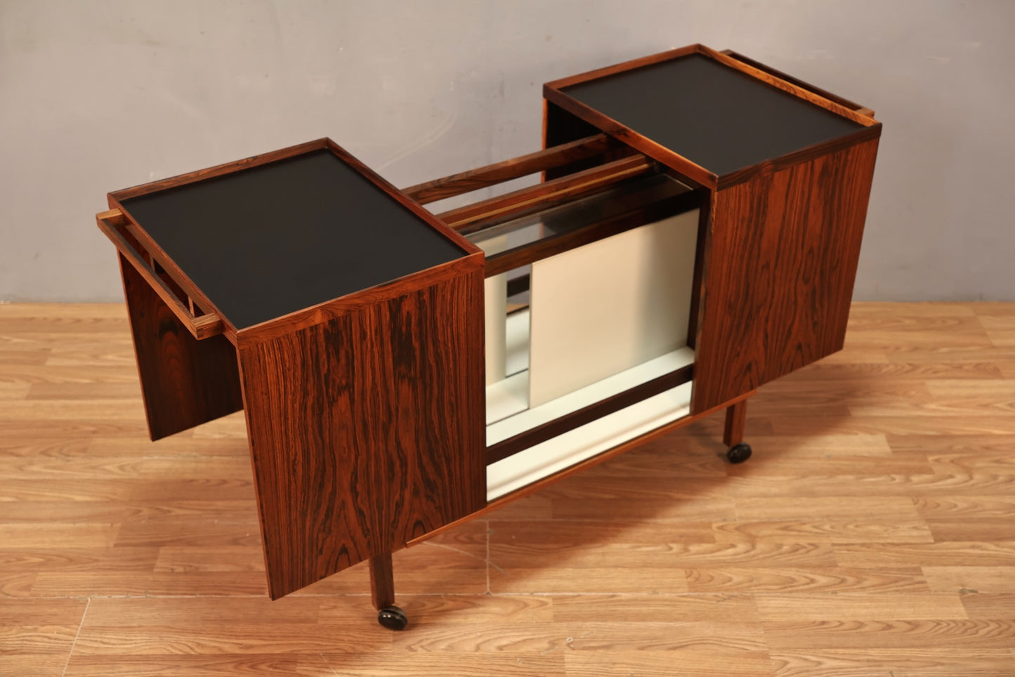Erik & Jensen Rosewood Bar Cart