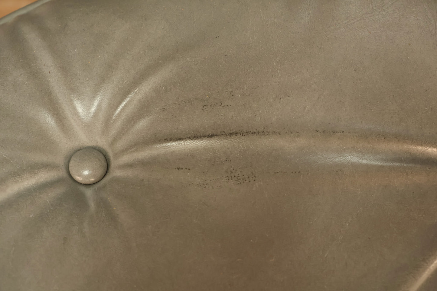 Postmodern Lucite & Gray Rolling Armchair