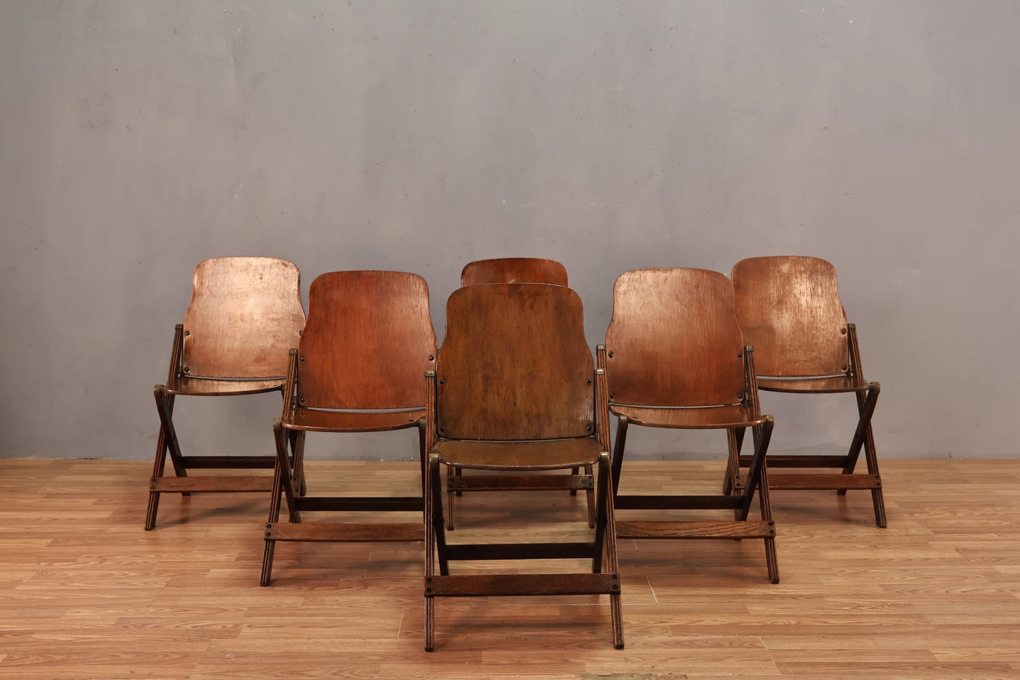 1940s Plywood Folding Chair