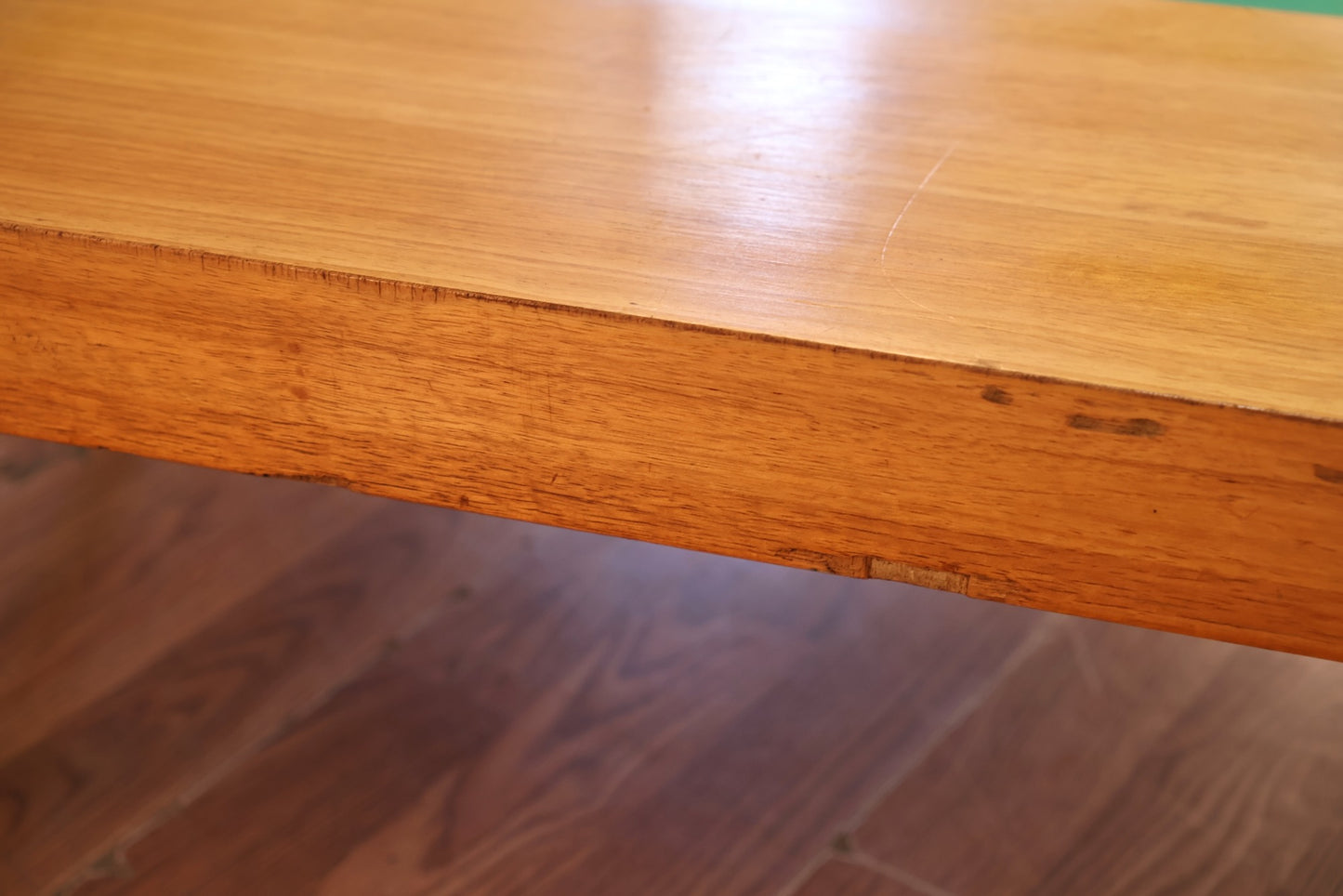 Mid Century Golden & Glass Coffee Table