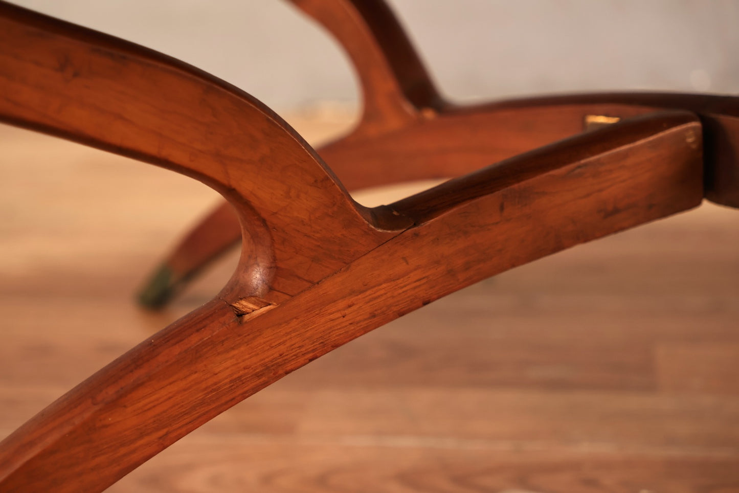 Moroccan-Style Brass Oval Tray-Top Coffee Table