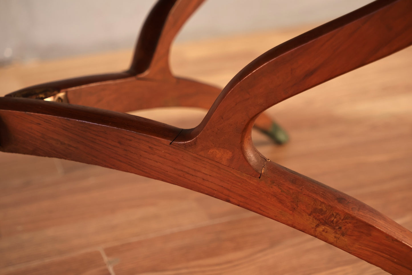 Moroccan-Style Brass Oval Tray-Top Coffee Table