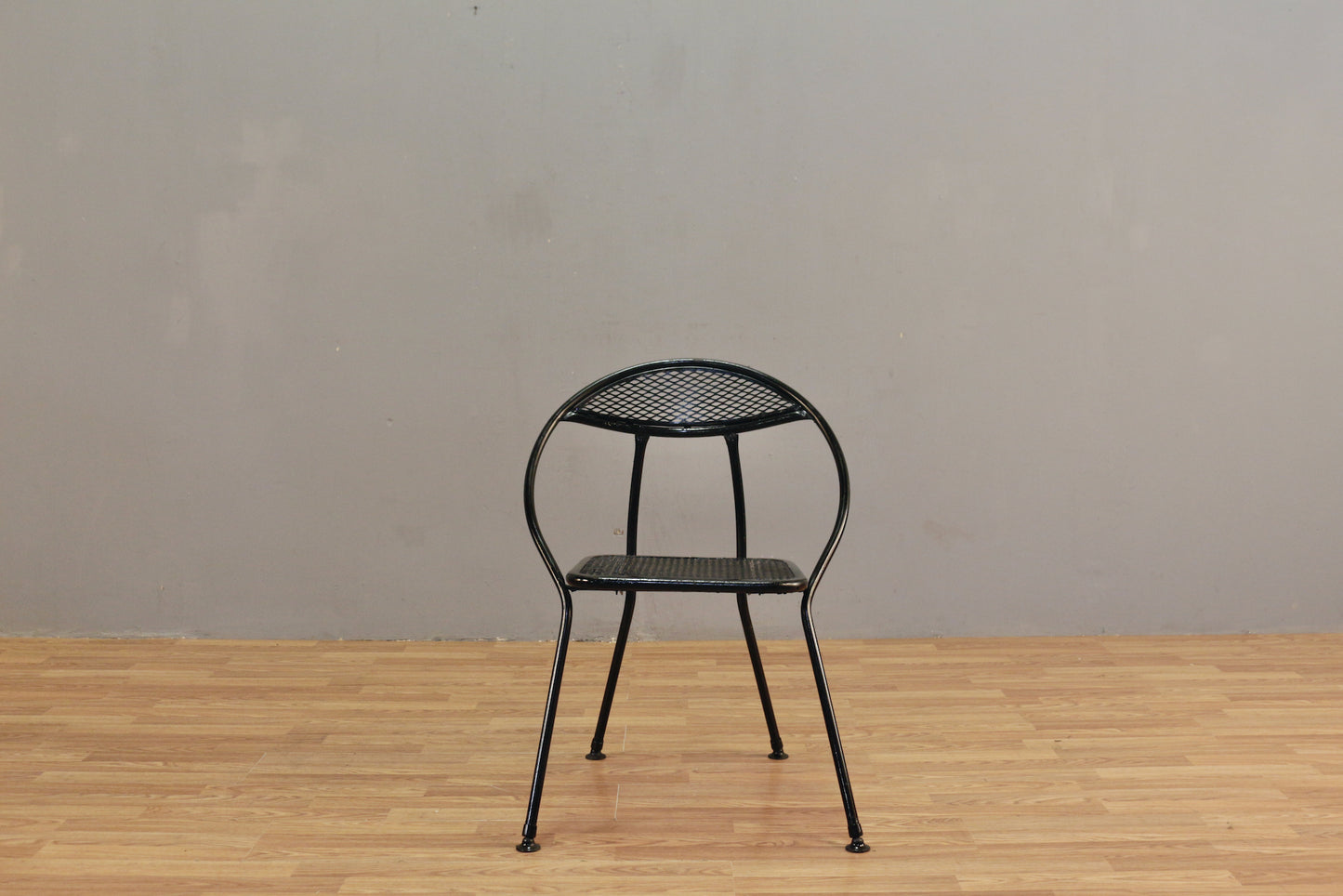 1960s Salterini Black Hoop Folding Chair