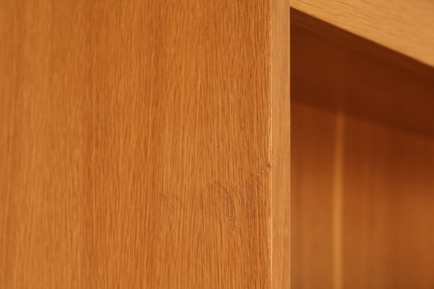 Blonde Teak 6-Tier Sliding-Door Wall Unit - ONLINE ONLY