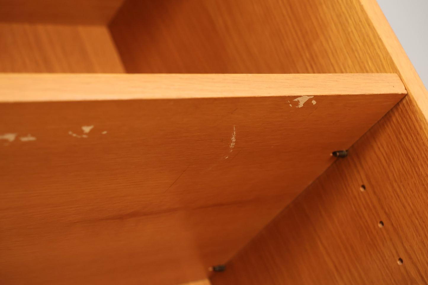 Blonde Teak 6-Tier Sliding-Door Wall Unit - ONLINE ONLY