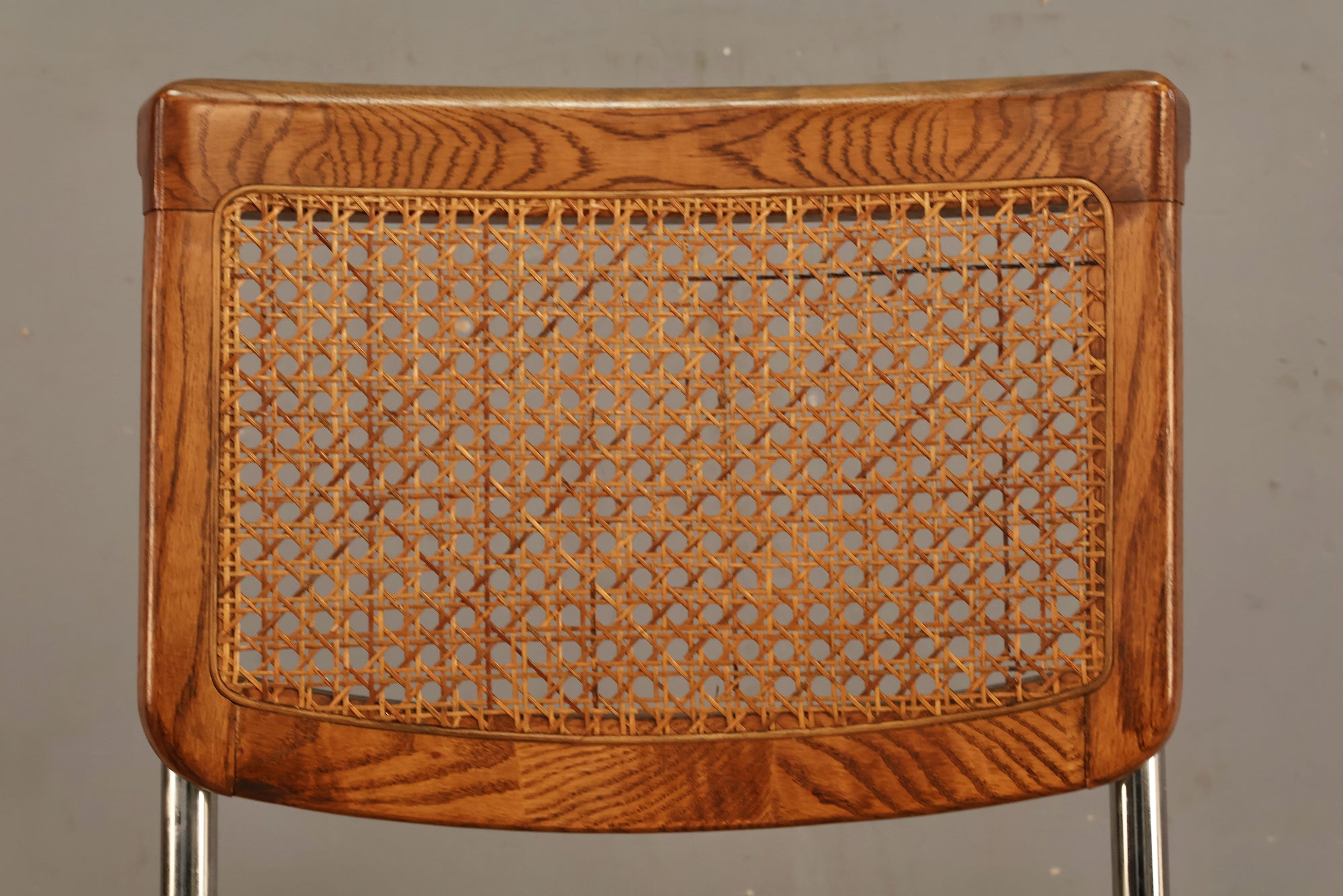 Oak & Chevron Cantilever Side Chair – Furnish Green