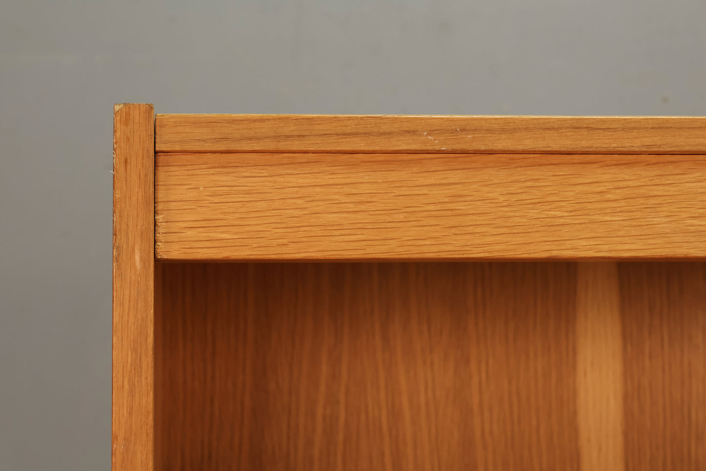 Blonde Teak 6-Tier Sliding-Door Wall Unit - ONLINE ONLY