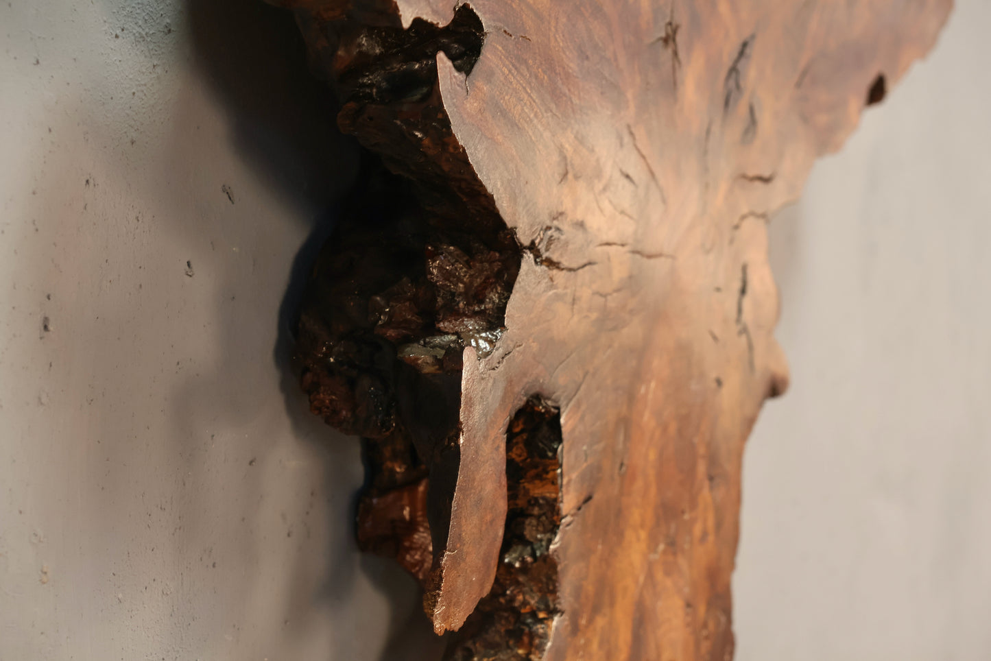 Large Live Edge Redwood Clock