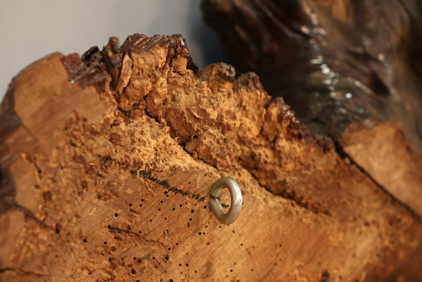 Large Live Edge Redwood Clock