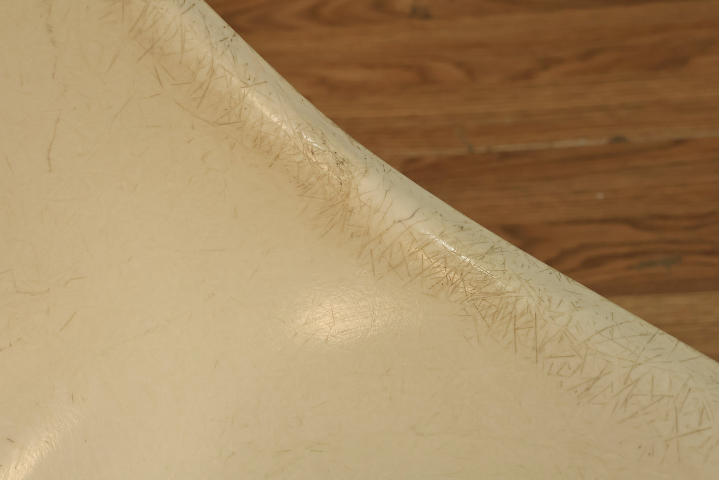 Eames 1960s Parchment Fiberglass DSS Chair