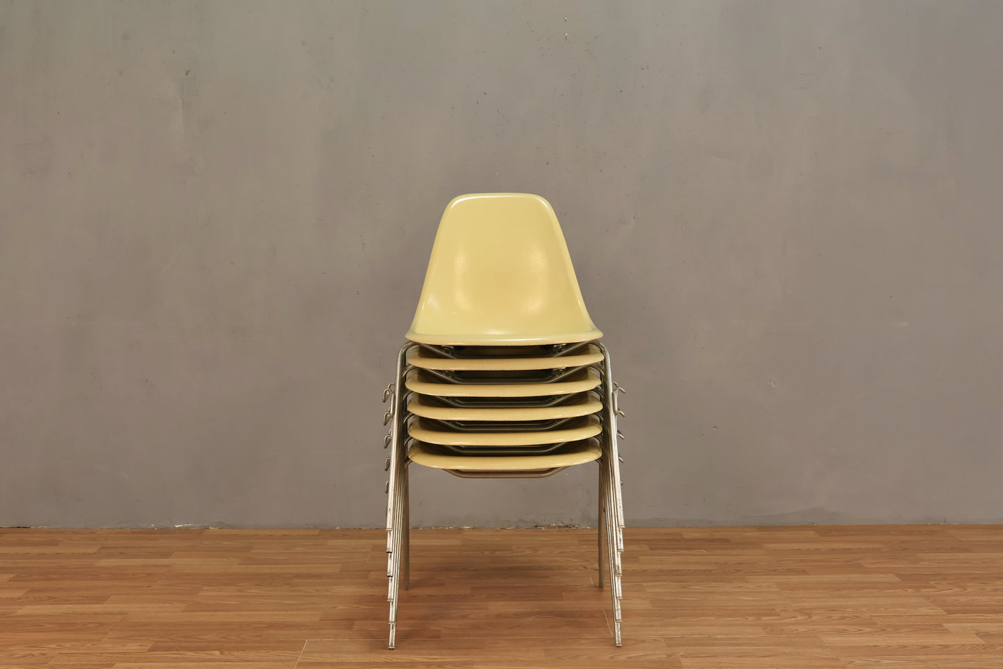 Eames 1960s Lemon Fiberglass DSS Chair