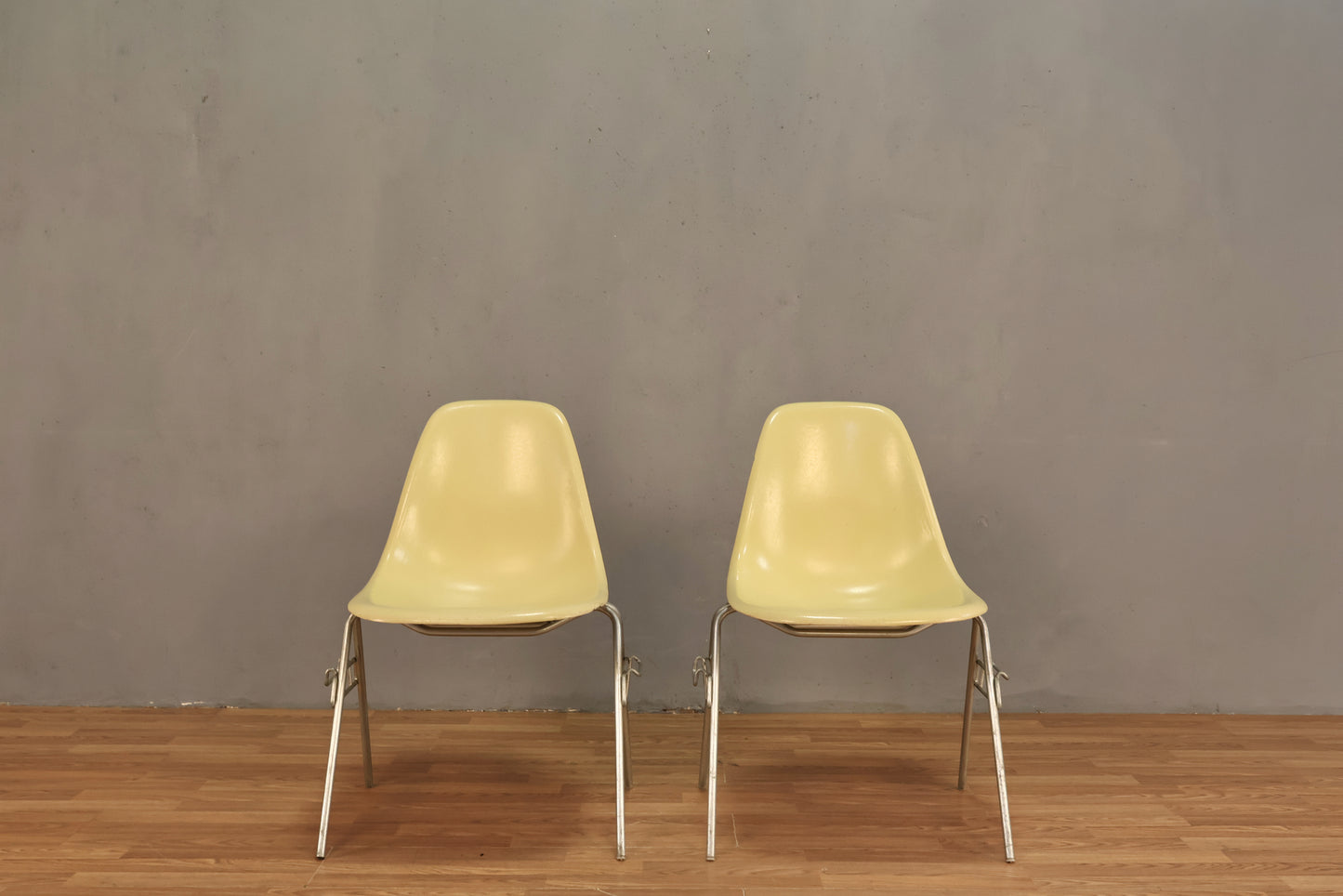 Eames 1960s Lemon Fiberglass DSS Chair