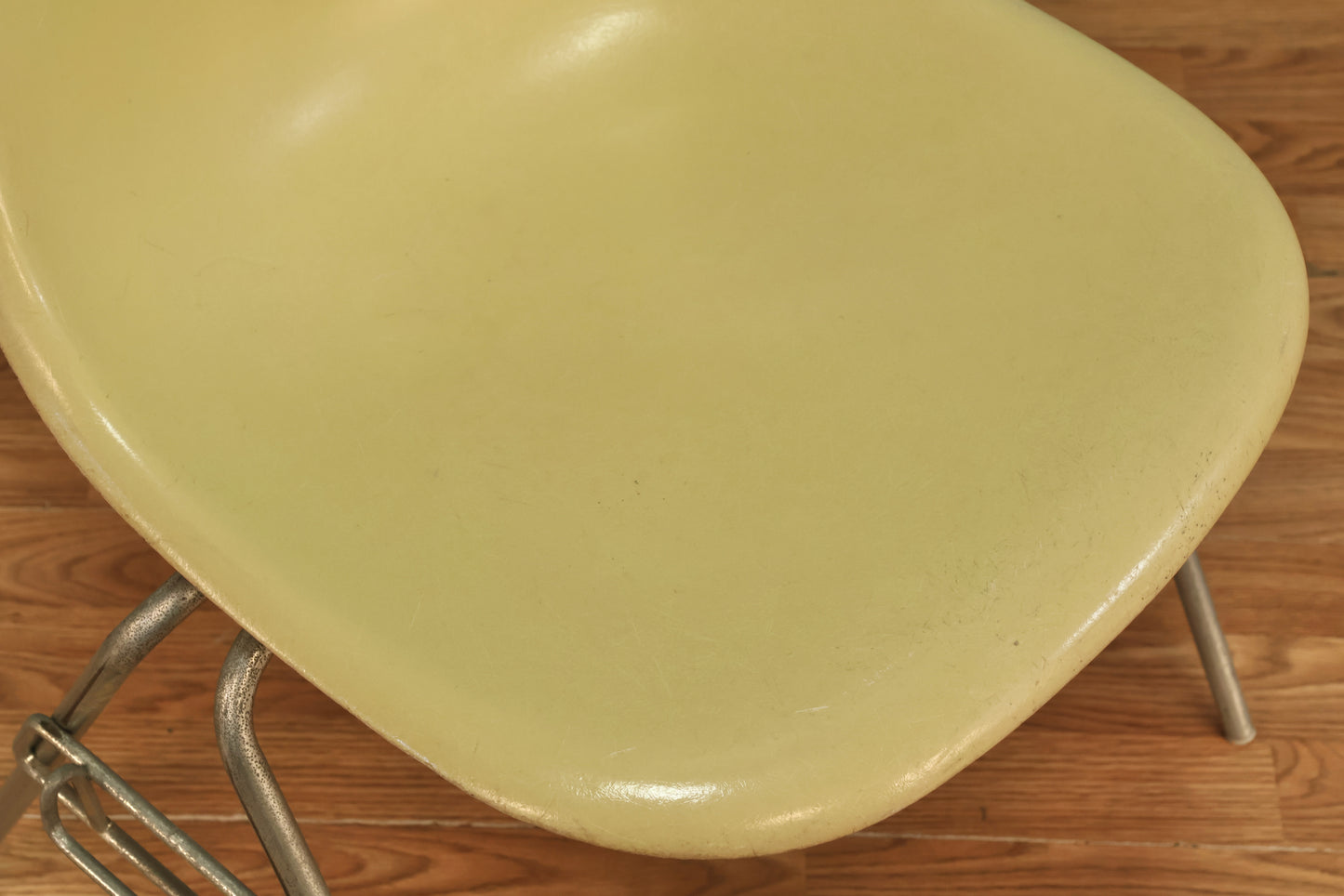 Eames 1960s Lemon Fiberglass DSS Chair