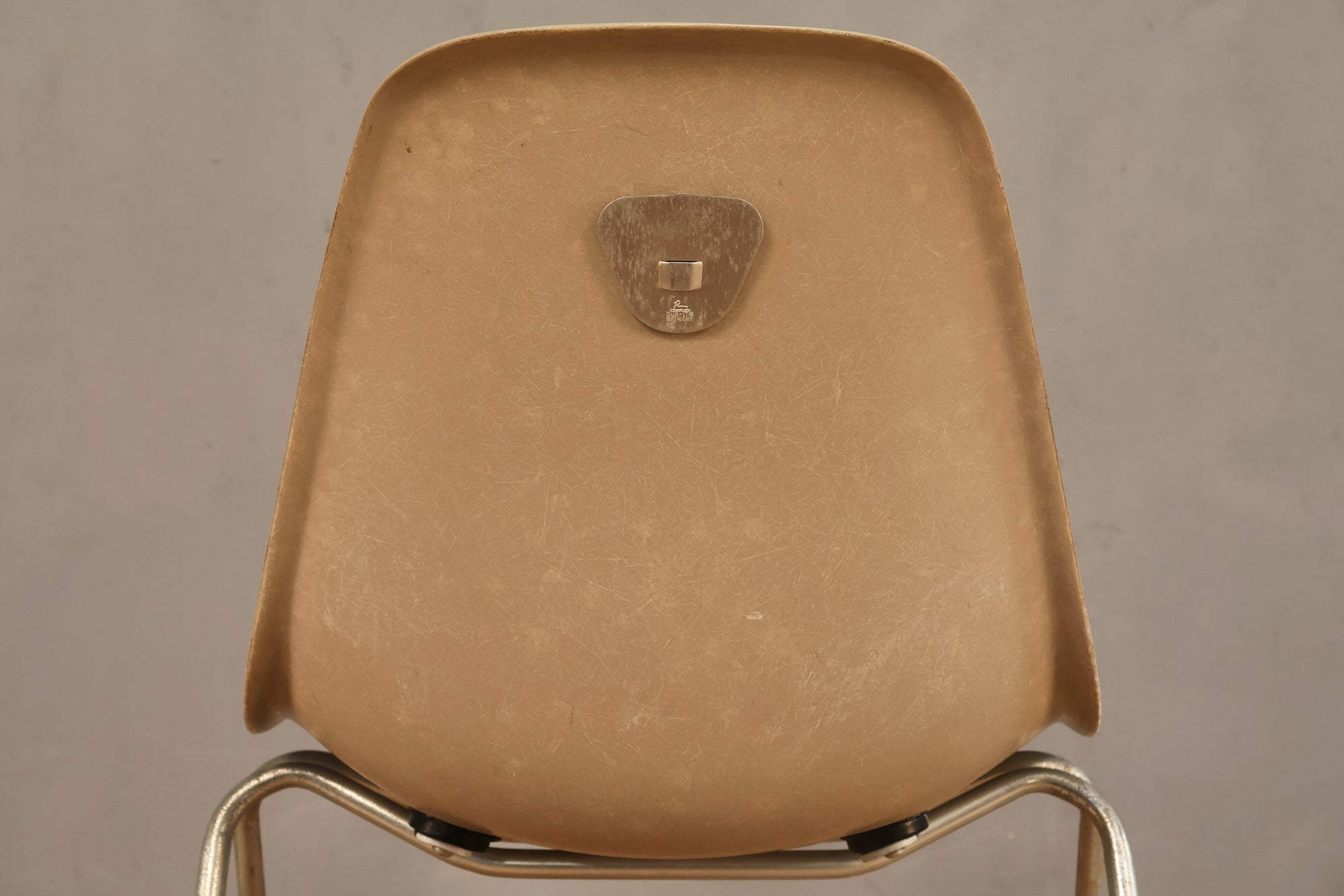 Eames 1960s Greige Fiberglass DSS Chair – Furnish Green
