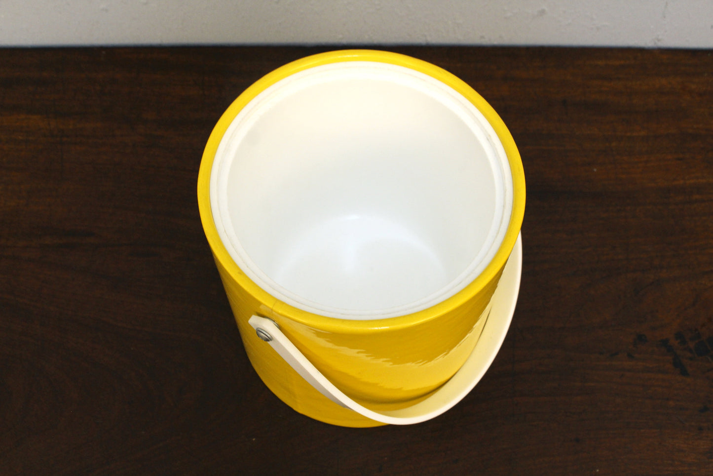 Yellow Vinyl Ice Bucket