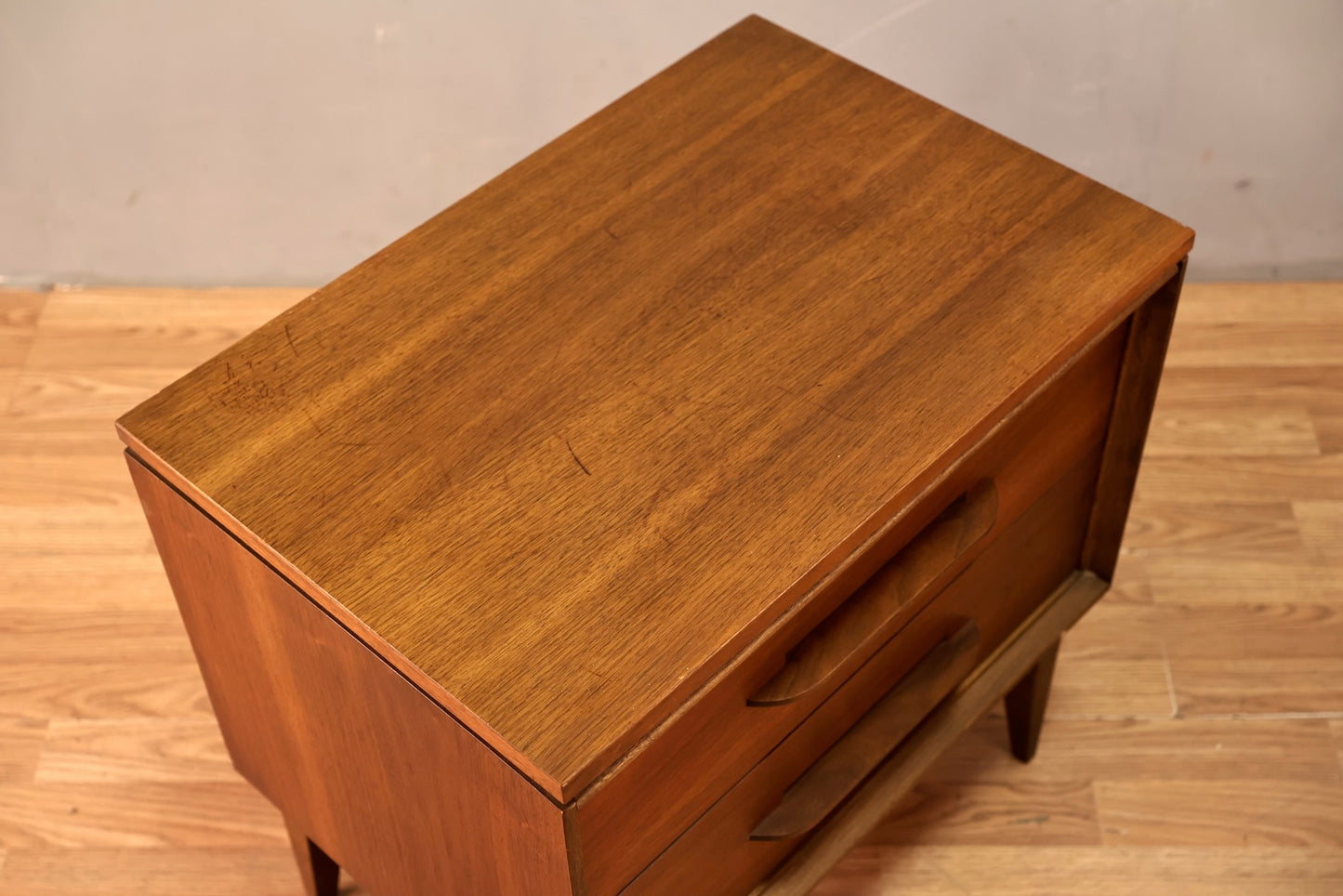 1960s Bassett "Impact" 2-Drawer Nightstand