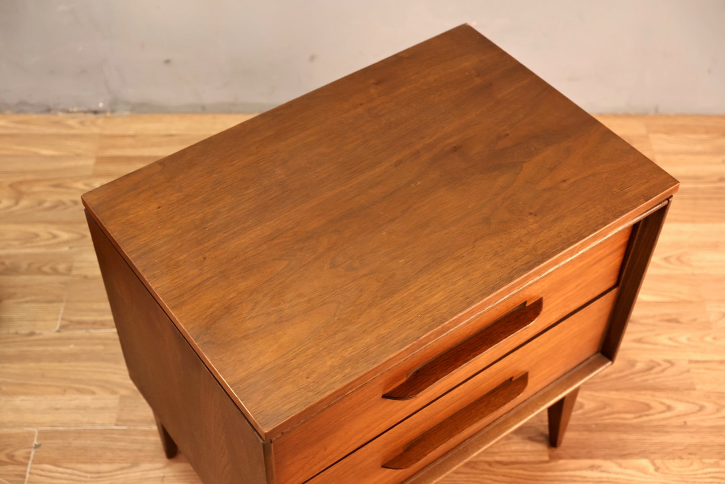 1960s Bassett "Impact" 2-Drawer Nightstand