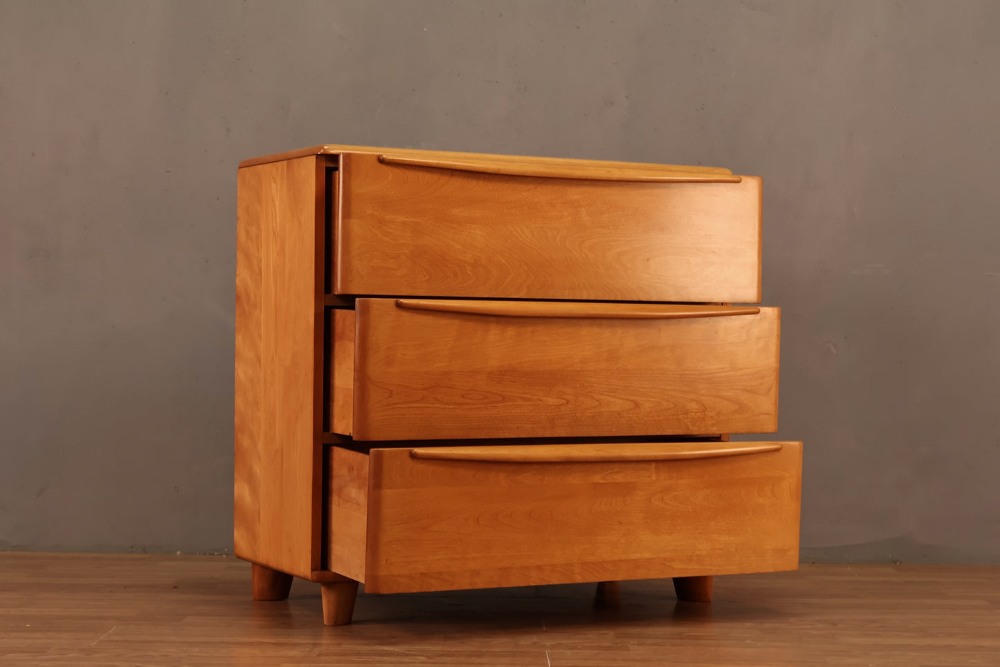 Heywood-Wakefield Maple 3-Drawer Dresser