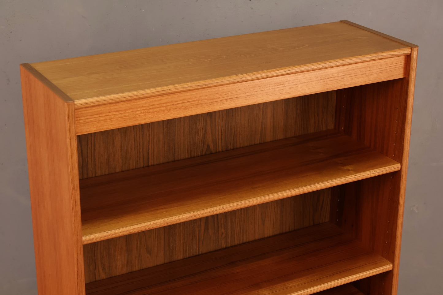 Simple Danish Teak 4-Tier Bookshelf