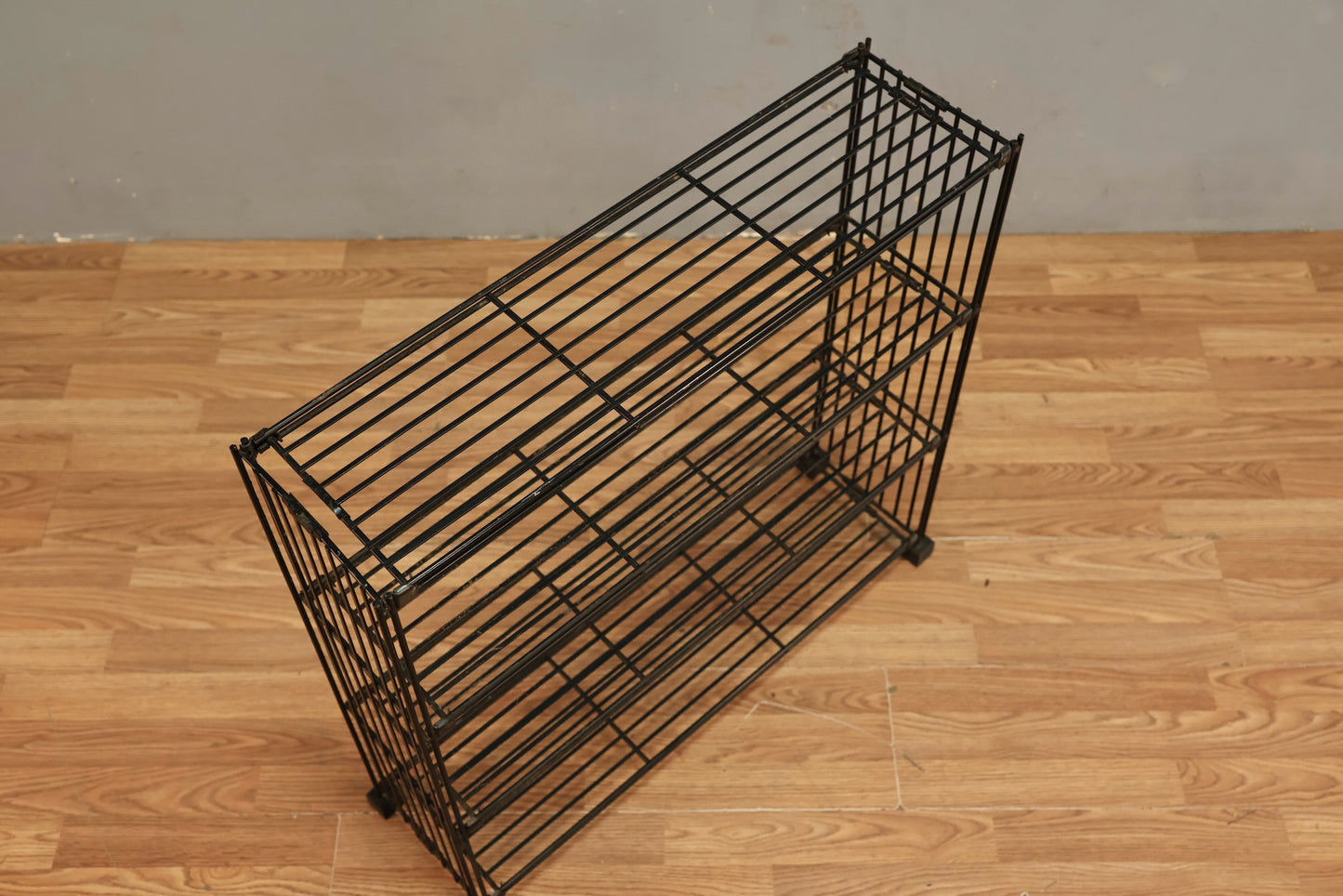 Black Wire 3-Tier Open Shelf