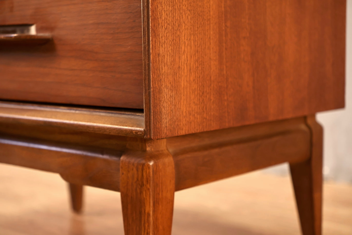 1960s Bassett "Impact" 2-Drawer Nightstand