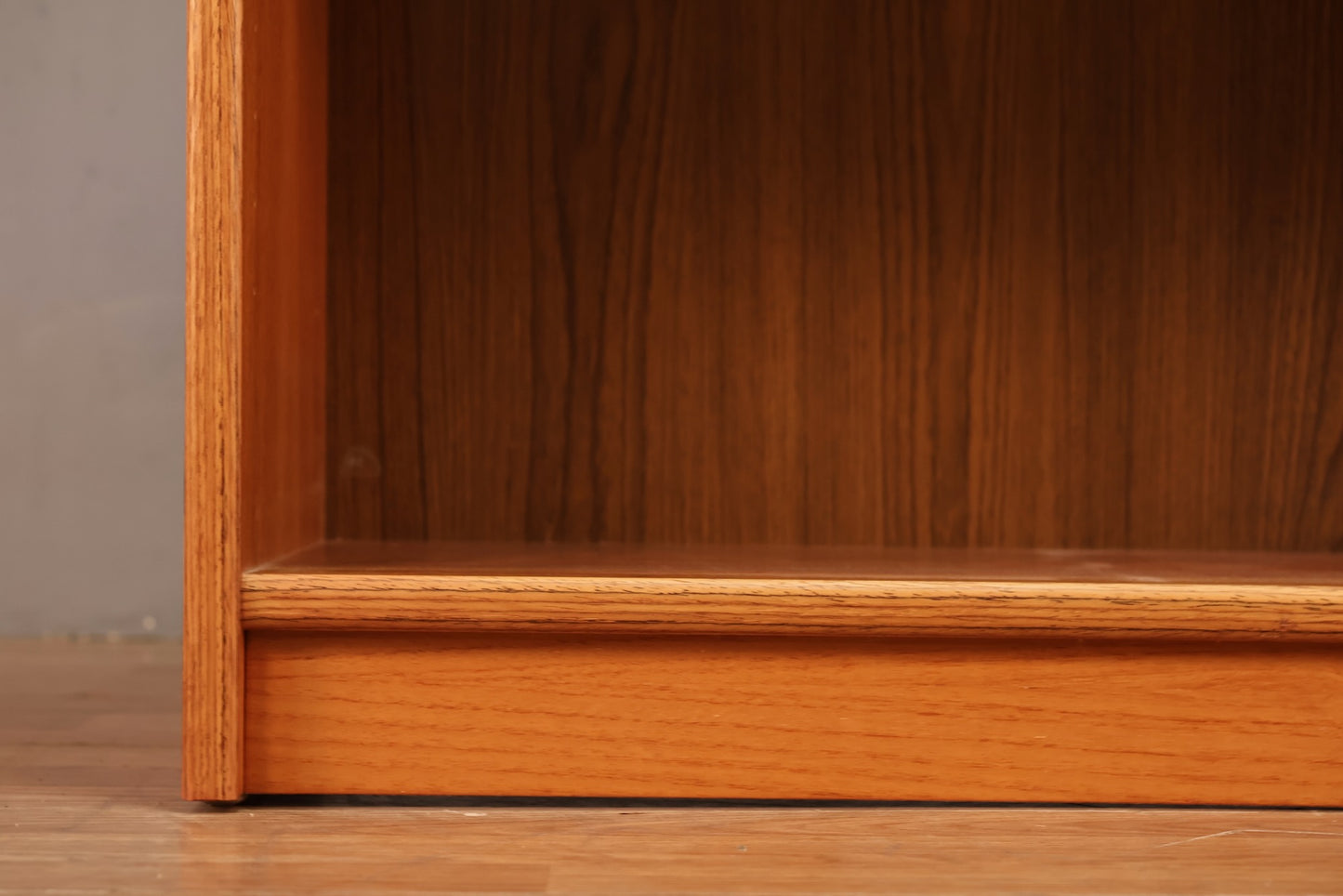 Simple Danish Teak 4-Tier Bookshelf