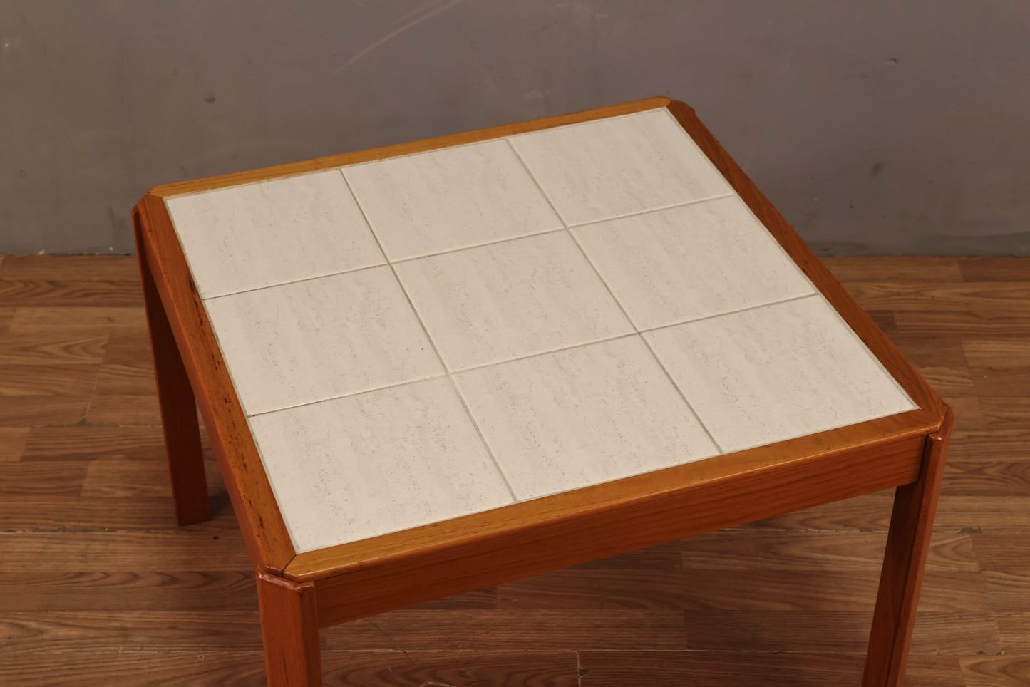 Danish Teak & Tile End Table