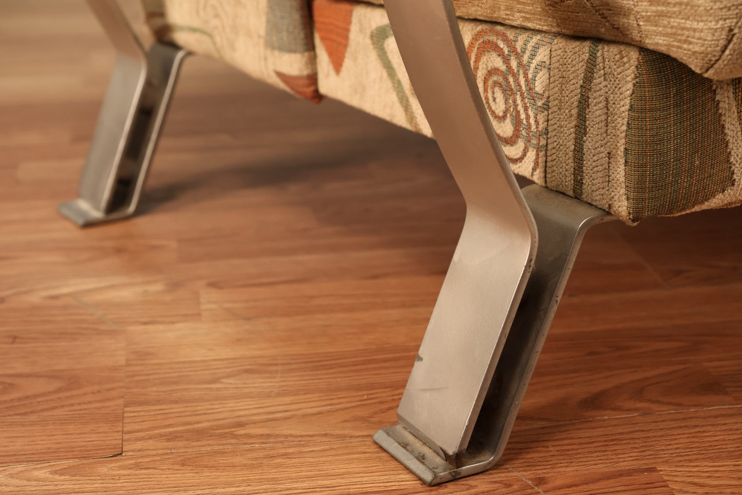 1980s Cream Postmodern Convertible Sofa