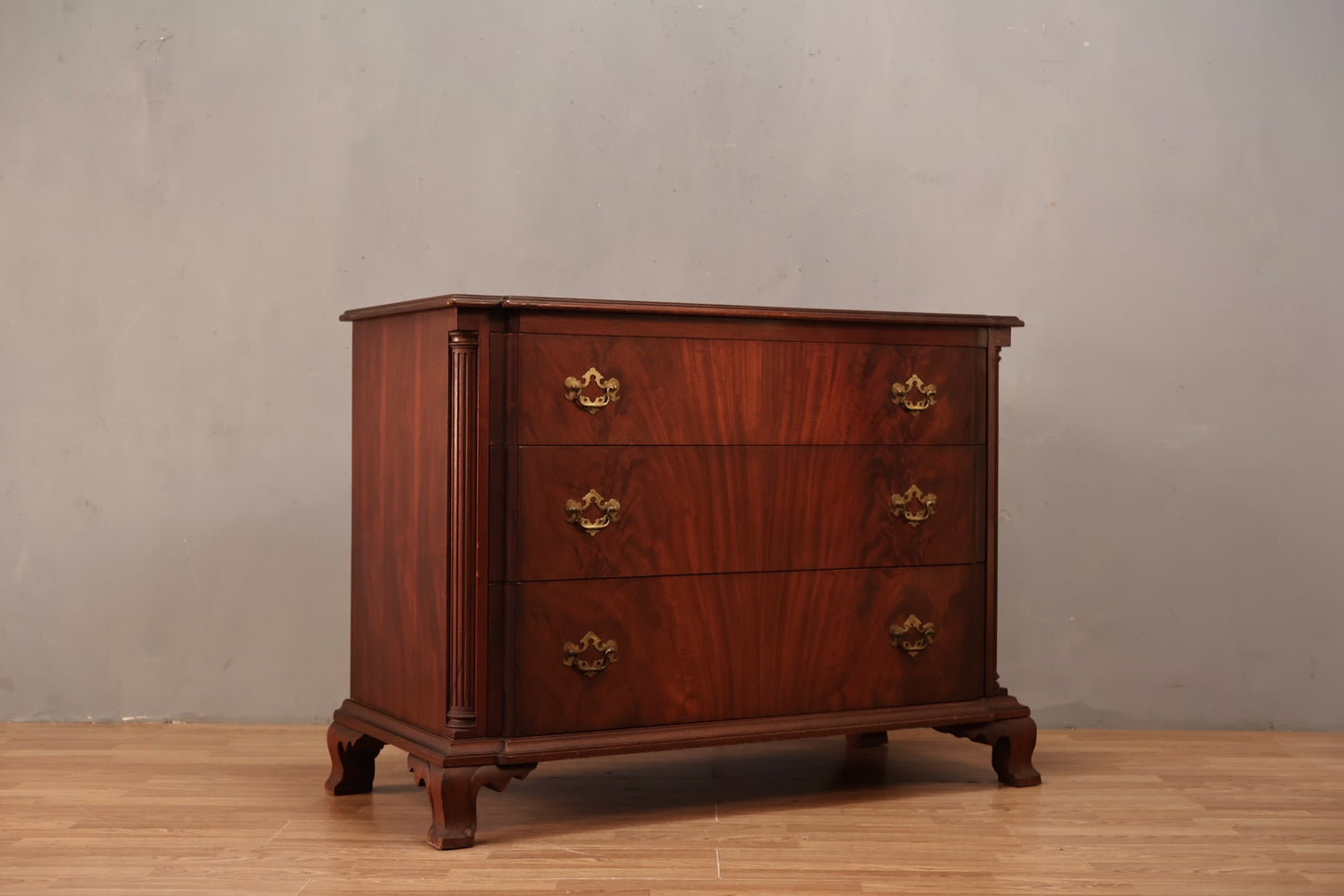 1950s Mahogany 3-Drawer Dresser