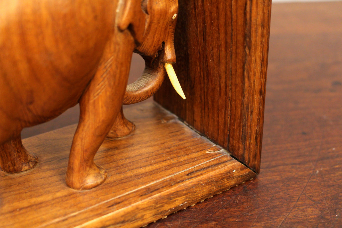 Pair of Indian Elephant Bookends