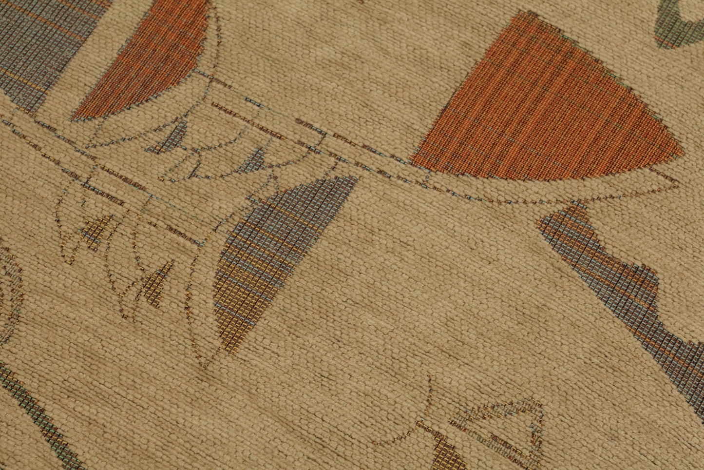 1980s Cream Postmodern Convertible Sofa