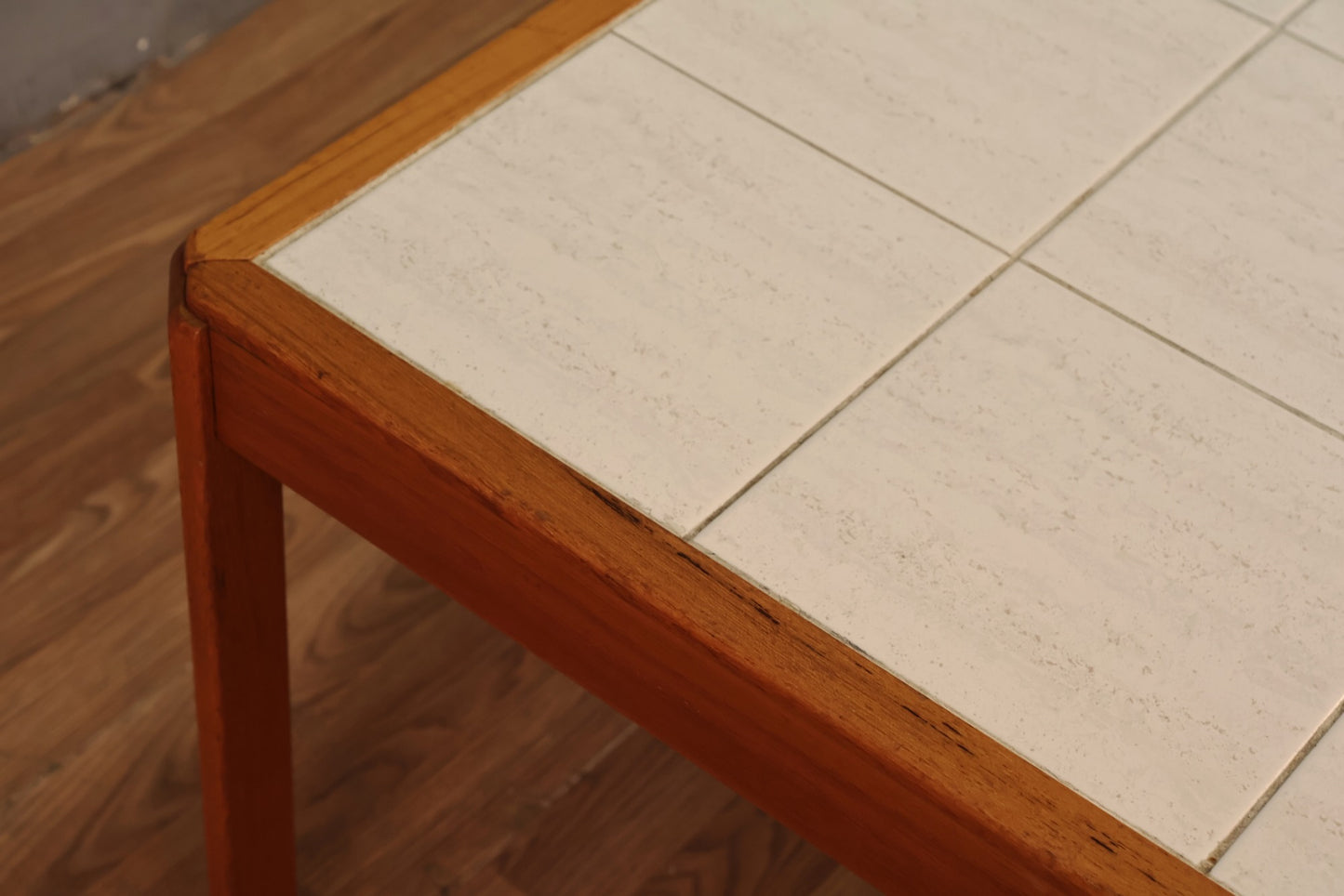 Danish Teak & Tile End Table