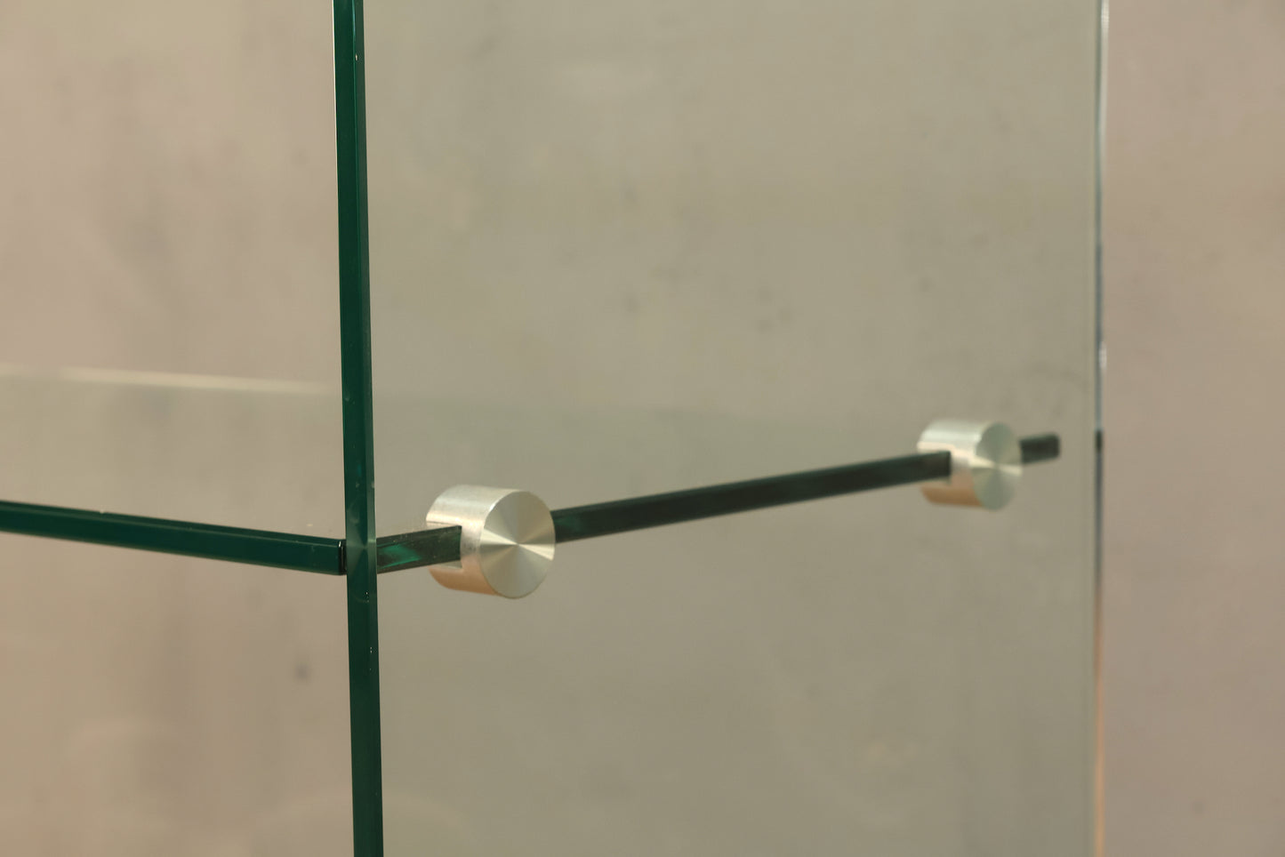 Modern Glass Waterfall 2-Tier Console Table - ONLINE ONLY