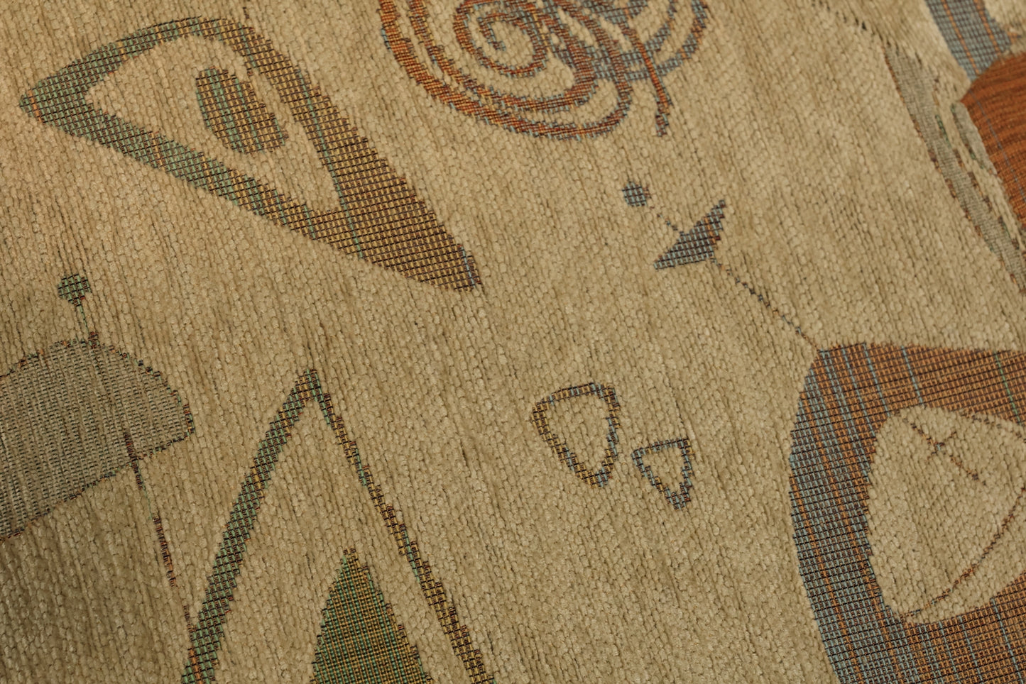 1980s Cream Postmodern Convertible Sofa