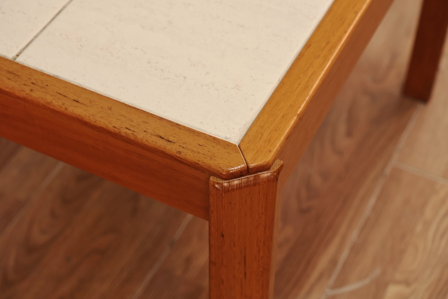 Danish Teak & Tile End Table