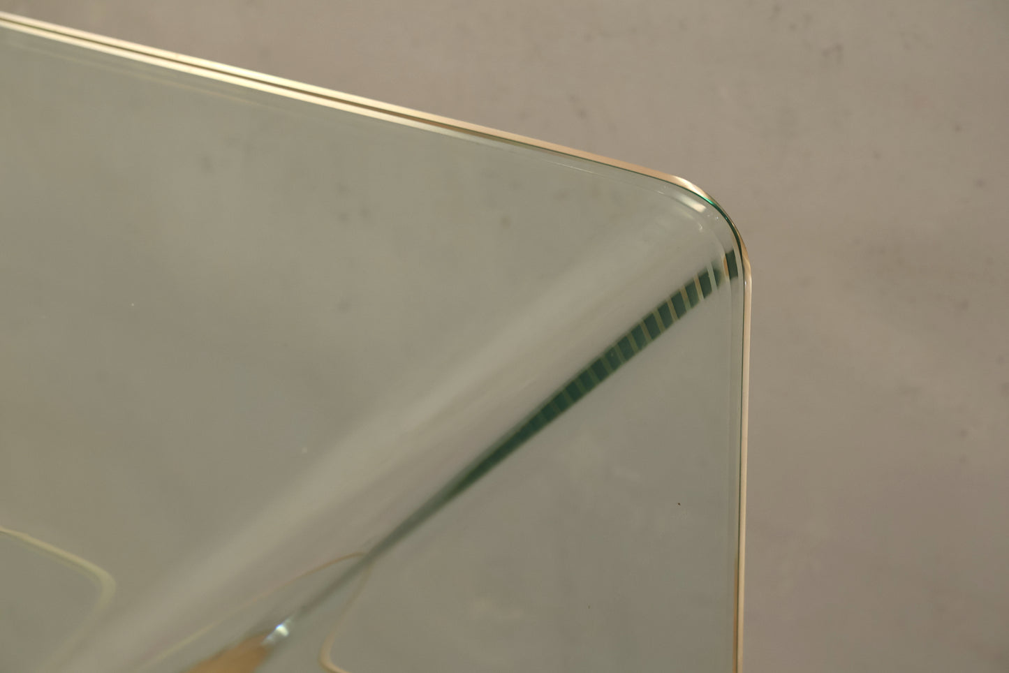 Modern Glass Waterfall 2-Tier Console Table - ONLINE ONLY